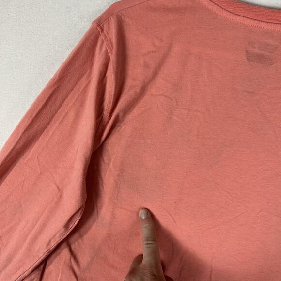 Tom and Jerry Long Sleeve T-shirt Men's Large Orange Graphic Print Tee Logo Top - Picture 5 of 9